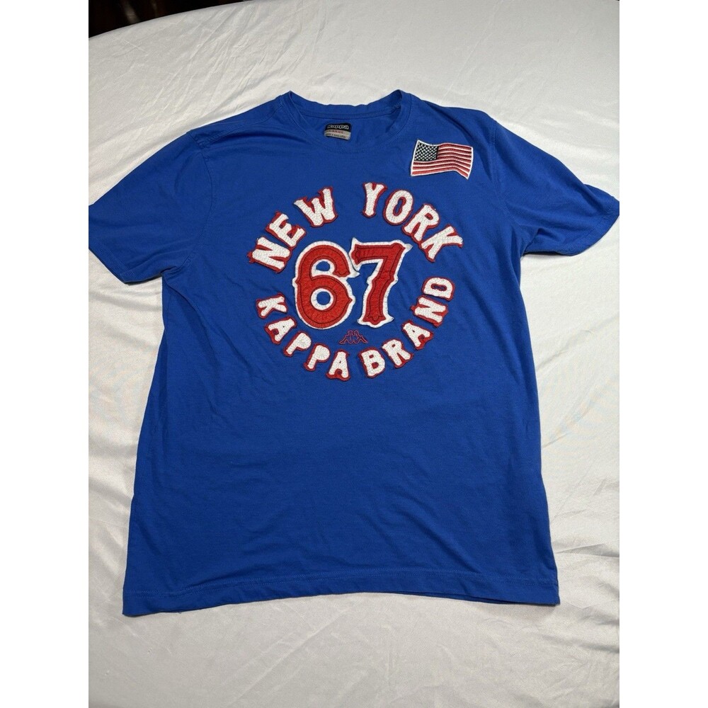 Kappa Men’s T-Shirt Large New York 67 Tee Streetwear Casual Top